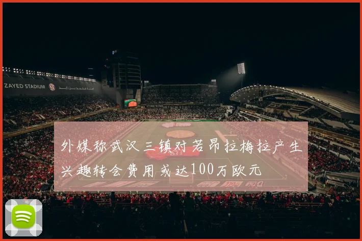 外媒称武汉三镇对若昂拉梅拉产生兴趣转会费用或达100万欧元